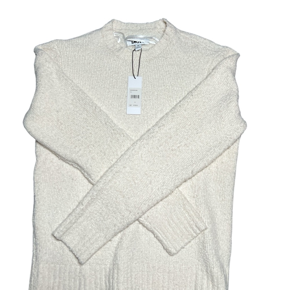 DKNY Off-White Crewneck pop corn Sweater women’s M